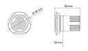 flitser-led12-24vblauw-r65-tta