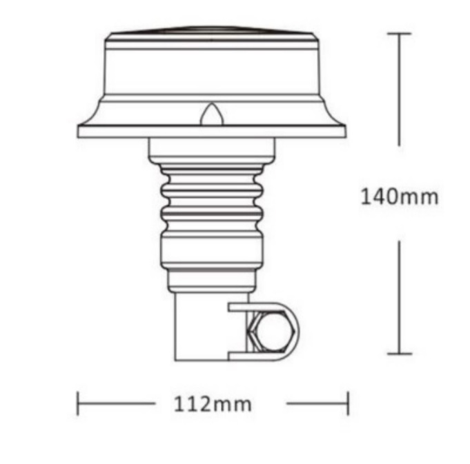 flitslicht18-ledflex-buis-din12-24vcror-tta