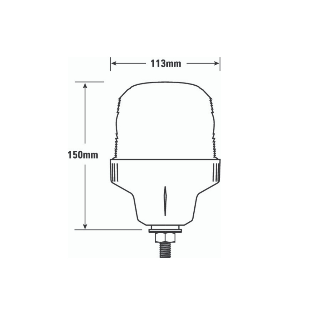 led-lichtflits1punts12-24vbl-tta