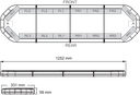 led-lichtbalkleg12v125cmblcb-tta