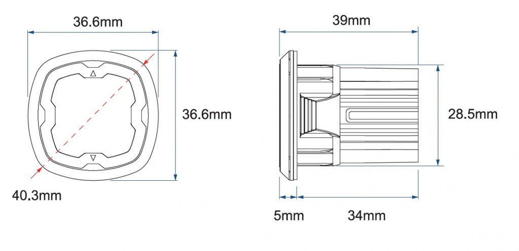 FLITSER LED EXTREME POWER ORANJE,6LEDS-CL2