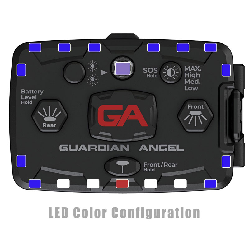 GUARDIAN ANGEL ELITE | BLAUW | MAGNETISCH | OP BATTERIJ | INFRAR-HYBRID