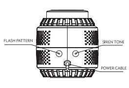 LED FLITSER MET 50W SIRENE