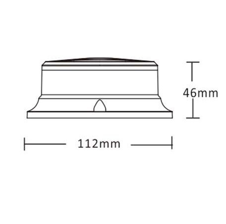 flitslicht18-led3puntsbev12-24vcror-tta