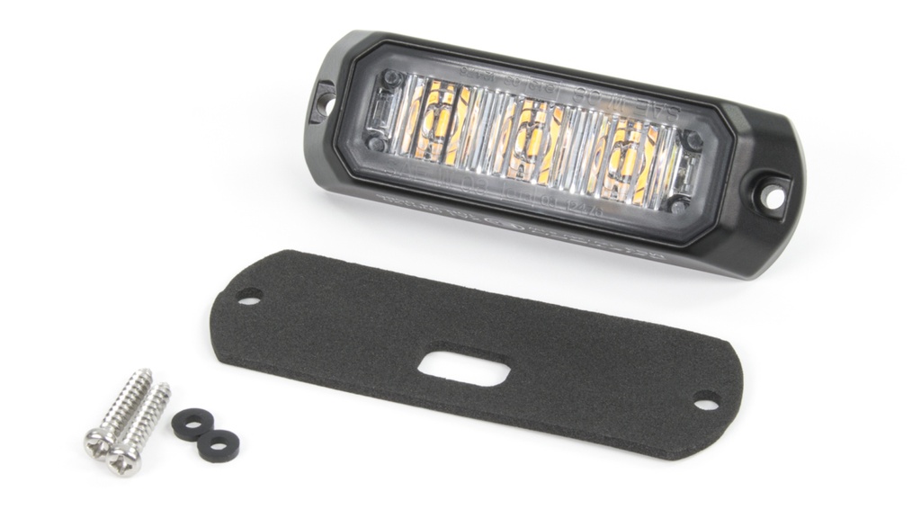 Flitser | LED | 3 LEDs | 12-24V | wit