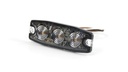 Flitser | LED | 3 LEDs | 12-24V | oranje