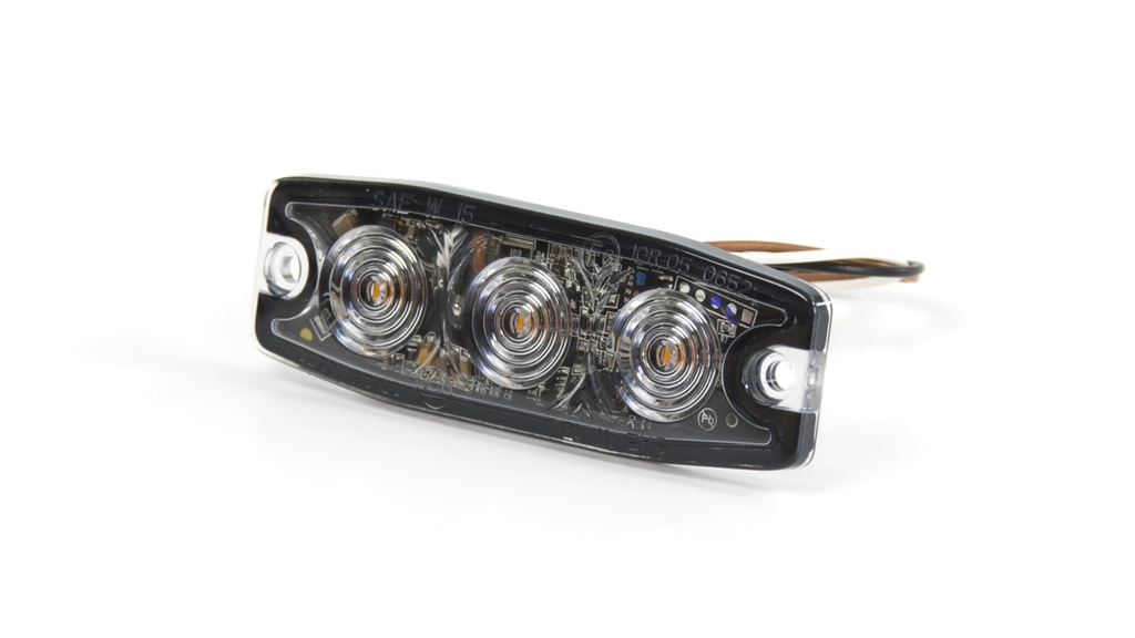 Flitser | LED | 3 LEDs | 12-24V | blauw