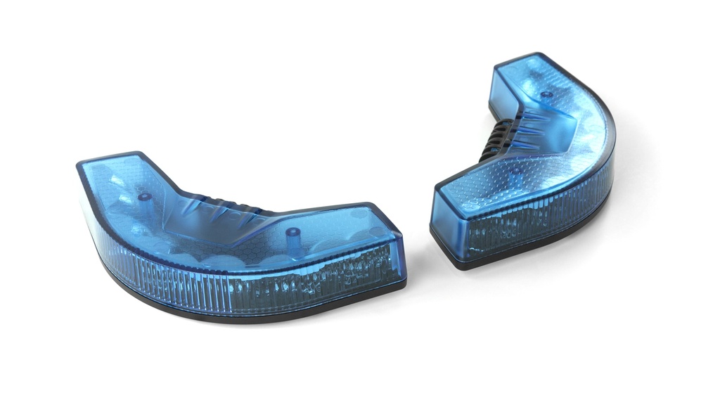 BOOMERANG | 2x9 LED | 12/24V | blauw