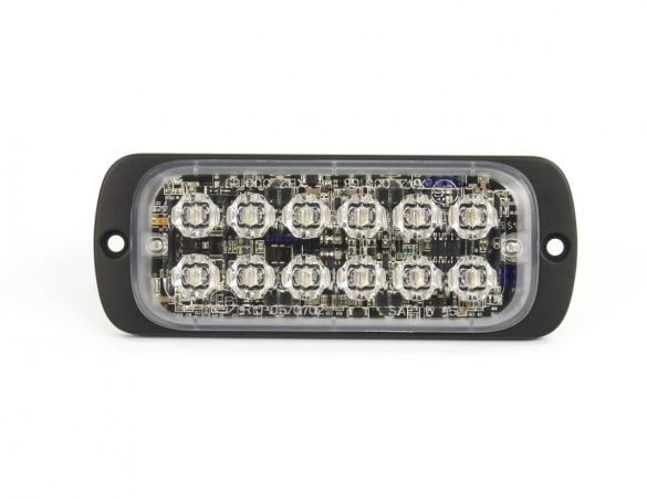 Flitser | LED | 12 LEDs | 12-24V | blauw