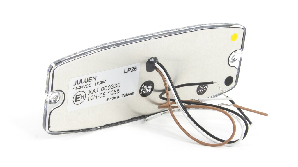 Flitser | LED | 12 LEDs | ultra dun | 12-24V | rood