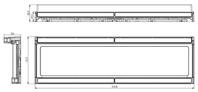 Nummerplaathouder | plaatverlichting | LED flitser boven en onder