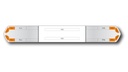 KUIPER LED lichtbalk | 150 cm | oranje | 12/24V