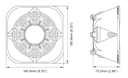 Luidspreker JS100 | 100W | 11 ohm | 125 dB