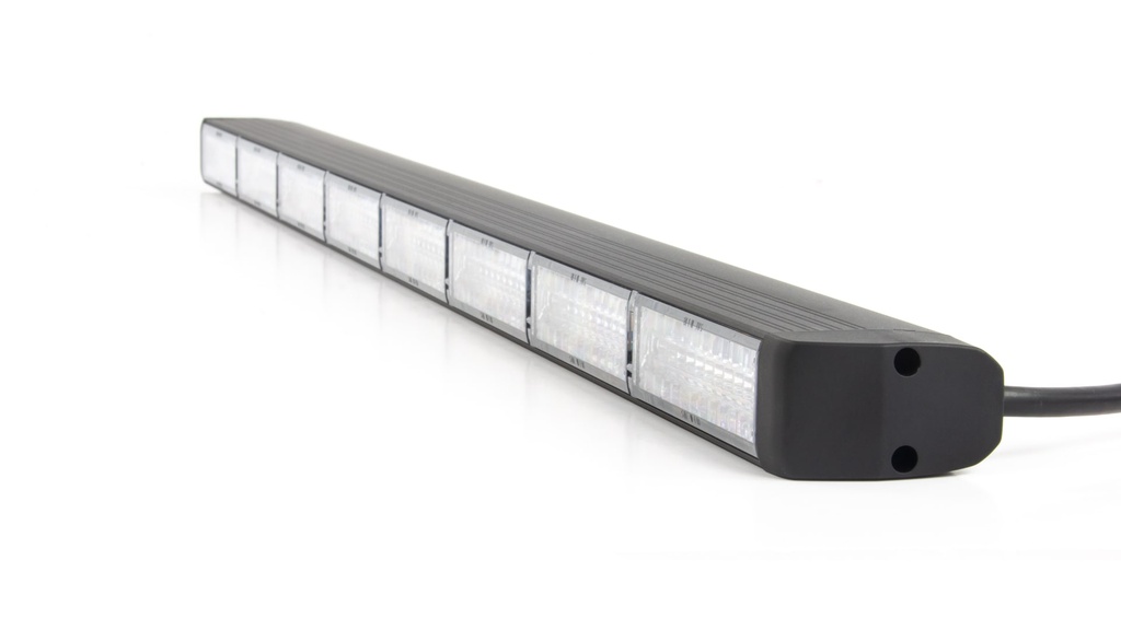 Directionele LED lichtbalk | 8 modules | 12-24V | oranje 