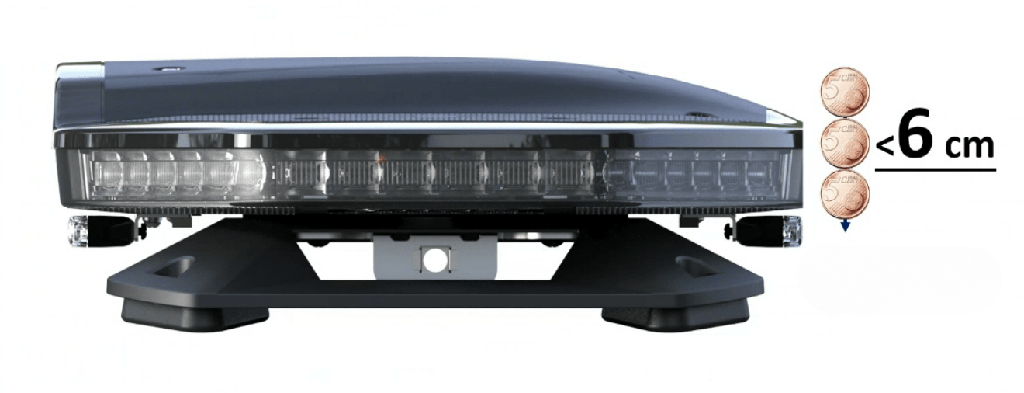 Raiden LED lichtbalk | 122 cm | luidspreker | blauw/oranje | 12-24V 