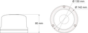 Flitslicht | LED | magnetisch | 12-24V | blauw | R65 Klasse 2