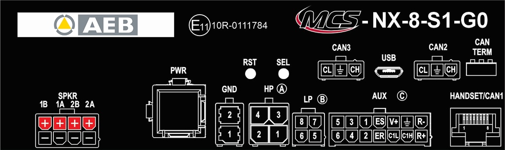 MCS-NX-S1-G0 voorkant