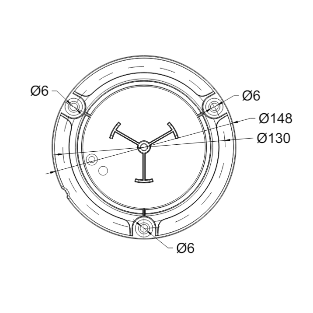 Zwaailicht | LED | 3 puntsbevestiging | 12-24V | oranje
