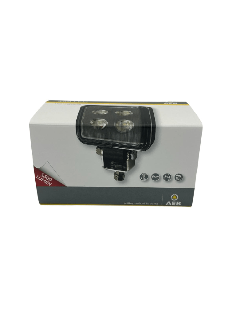 Werklamp | LED | 9-64V | vierkant | 1600 lumen