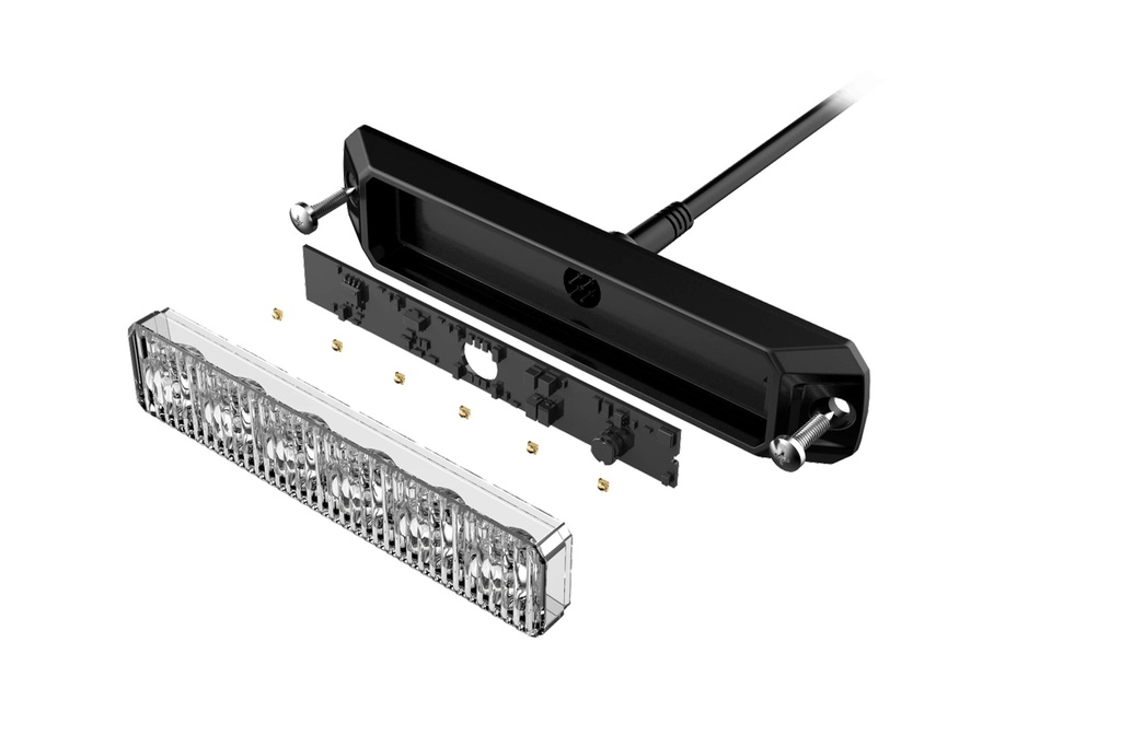 Flitser | LED | 6 LEDs | 12-24V | oranje