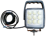 LED Werklamp met handvat | positielicht | 10-30V | vierkant