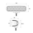 Werklamp | LED | 12-24V | 1620 lumen