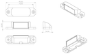 Tech drawing 68 LED