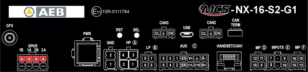 MCS-NX-16-S2-G1 voorkant