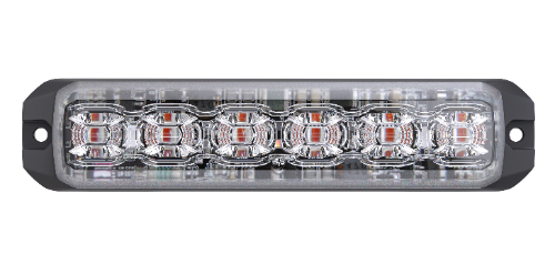 LED Flitser | 6 LEDs | 12-24V | oranje