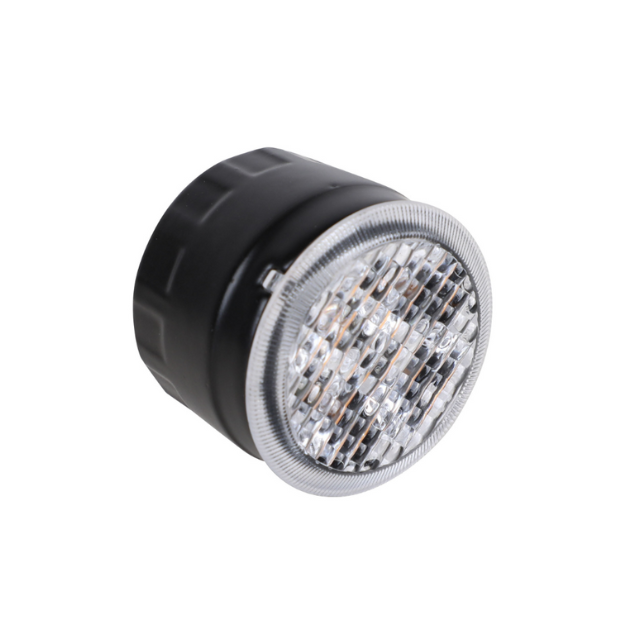 LED Flitser | rond | 4 LEDs | 12-24V | oranje 