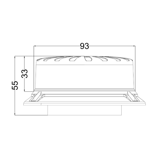 Flitslicht | LED | magnetisch | 12-24V | blauw