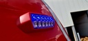 Scene-light | LED flitser | 2 in 1 |1700 Lumen | blauw/wit | rode cover