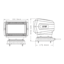 Zoeklicht | LED | draadloze bediening | magnetisch | 12-24 VDC 