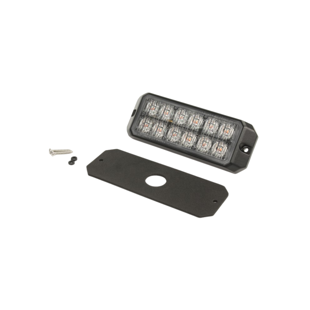 LED Flitser | 12 LEDs | 12-24V | blauw