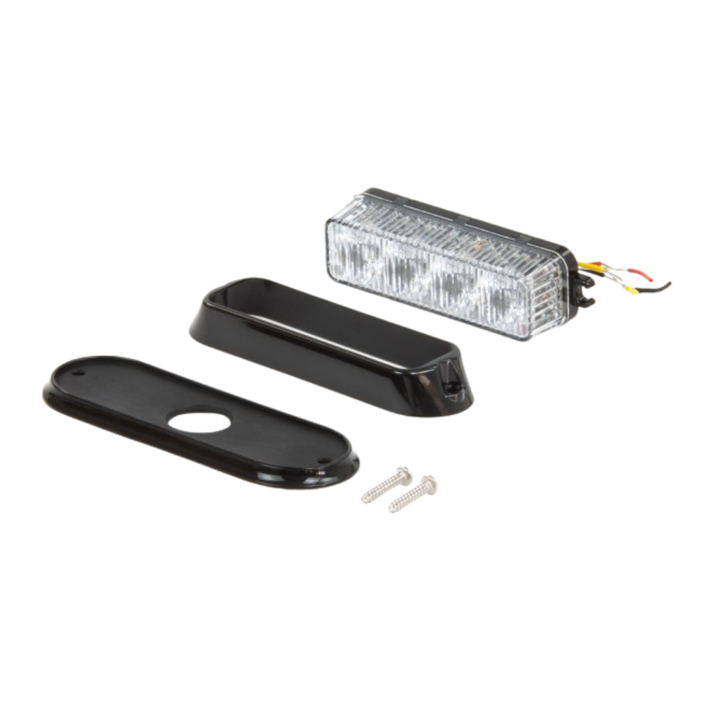 LED Flitser | 4 LEDs | 12-24V | oranje