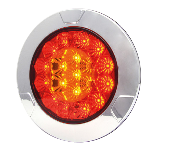 LED rear light | round | 12-24V