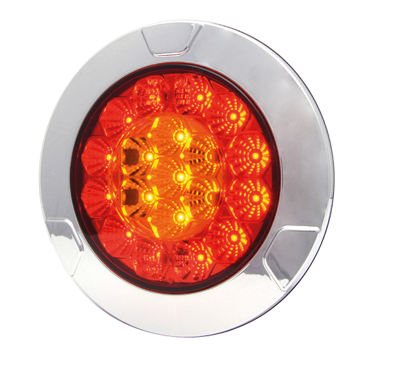 Fanale posteriore LED | rotondo | 12-24V