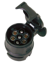 Adapter | 13P/7P | PVC | 12V | stainless steel contacts