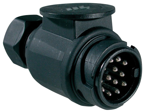 13 polige stekker | PVC | 12V | inox contacten