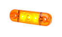 (201-DV-OR) LED marker light | 3 LEDs |  12-24V | amber