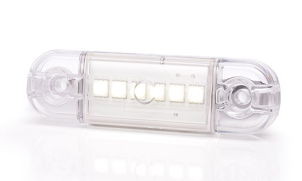 Interior light | LED | 24V | rectangular | clear