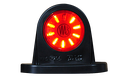 LED markeerverlichting | links+rechts | 12-24V | rood/wit
