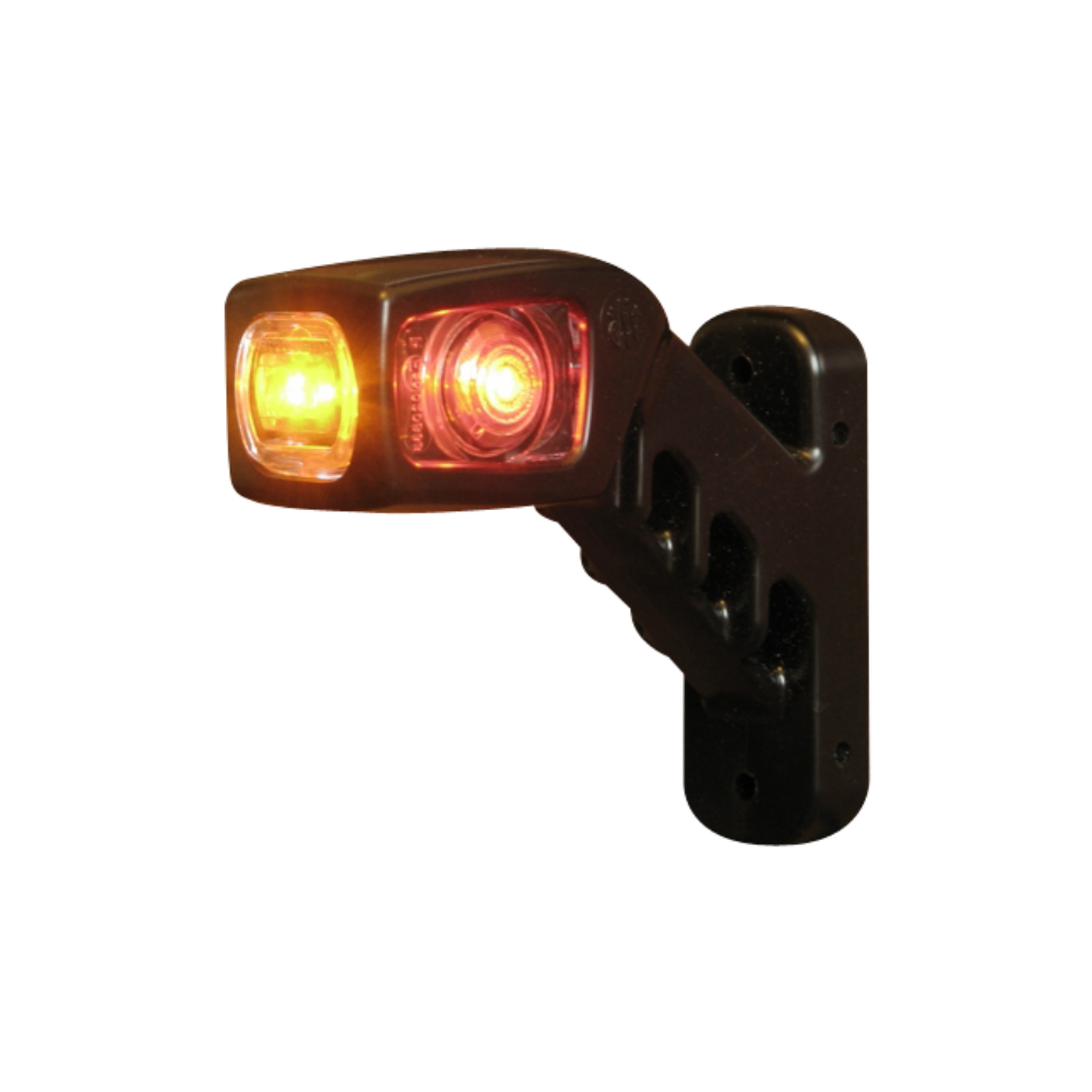 LED markeerverlichting | rechts | 12-24V | rood/oranje/wit