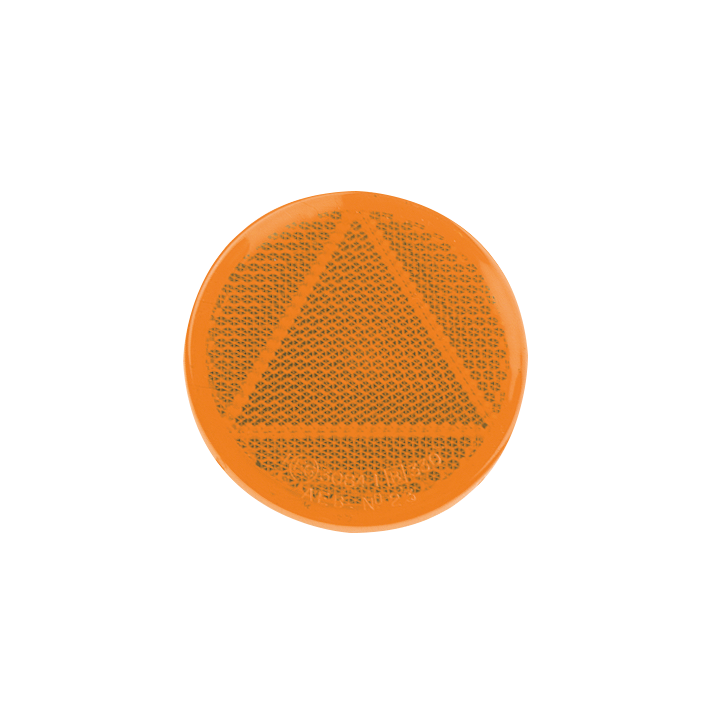 Catadioptre | rond | orange