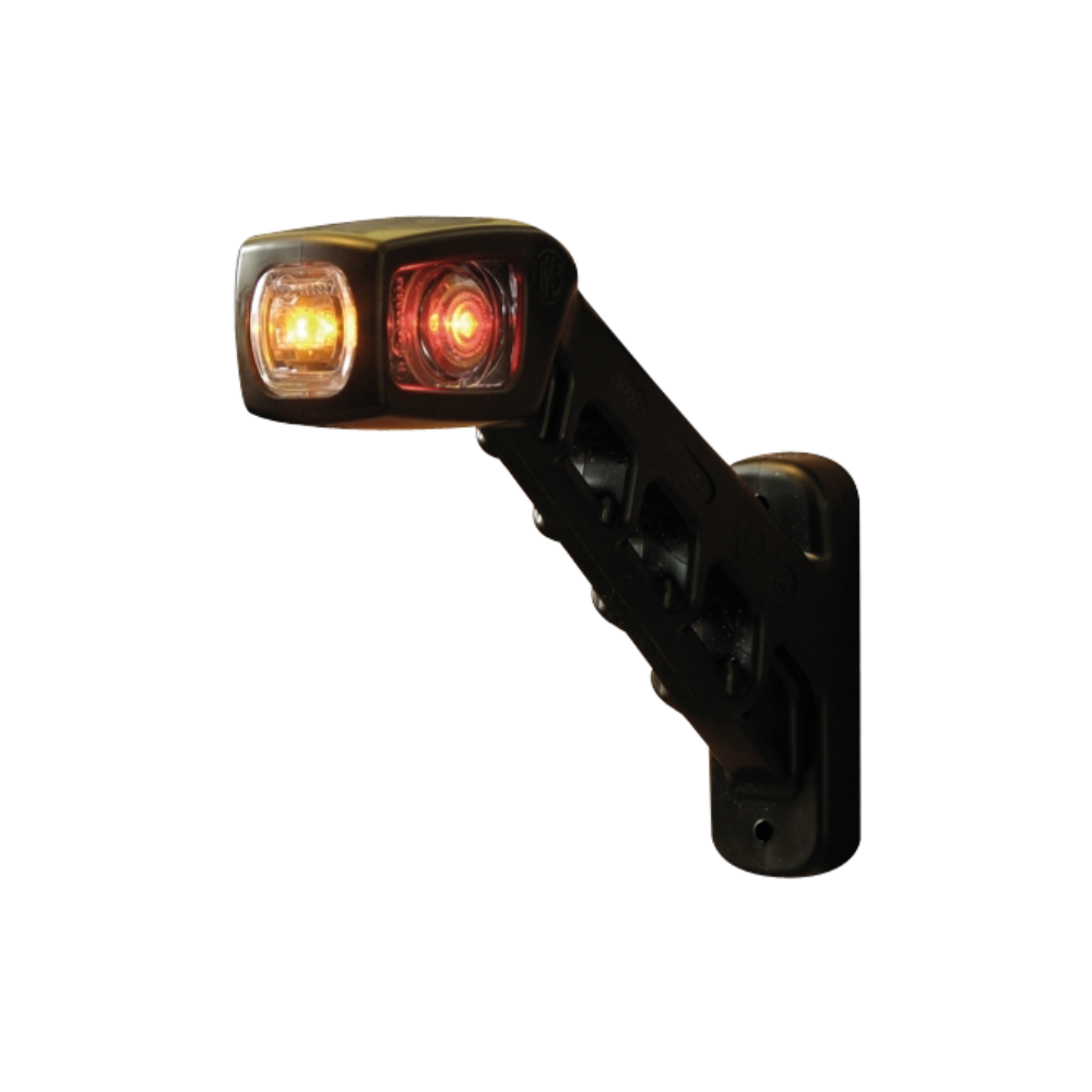 Luce di posizione LED | destra | 12-24V | rosso/ambra/bianco