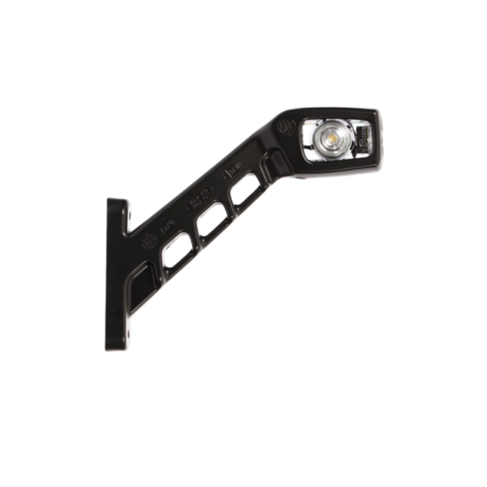 Feu d'encombrement LED | droit | blanc/orange/rouge | 12-24V | click in