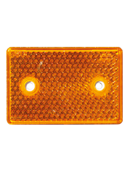 Reflector | rechthoekig | oranje
