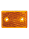 Reflector | rectangular | amber