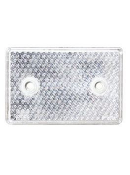 Catadioptre | rectangulaire | blanc
