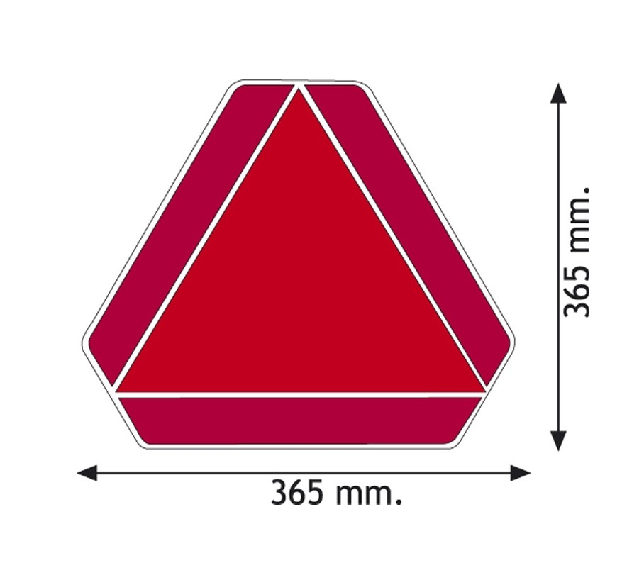 Driehoek | traag rijdend voertuig | 1,5 mm